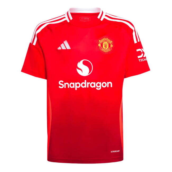 Man Utd Authentic 2024-2025 Man Utd Home Shirt (Kids Size) (B.Ferna...