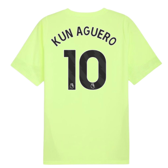 2025-20 Man City Training Soccer Shirt Kun Aguero #10 L M S