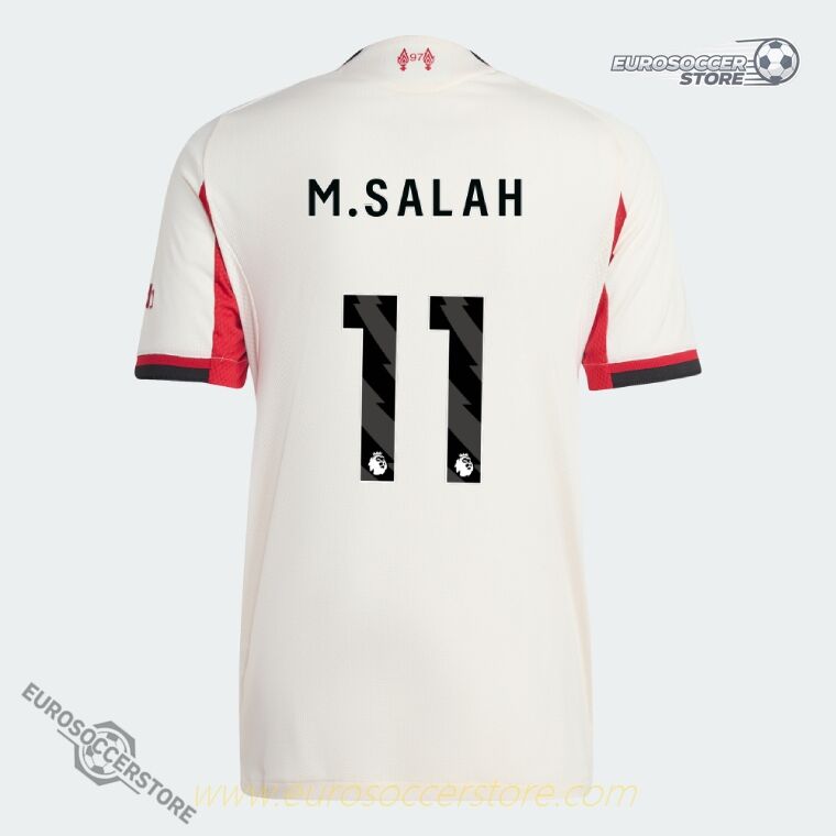 M.SALAH's Liverpool Away Jersey 11 (Player Version) for the 25-26 Season