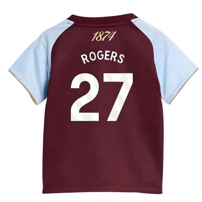 Stylish Aston Villa 2025-2026 Aston Villa Home Baby Kit (Rogers 27)...