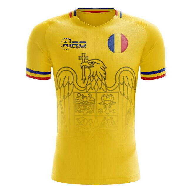 Mall Discounts 2025-2026 Romania Home Concept Football Shirt (Hagi 10) Classical