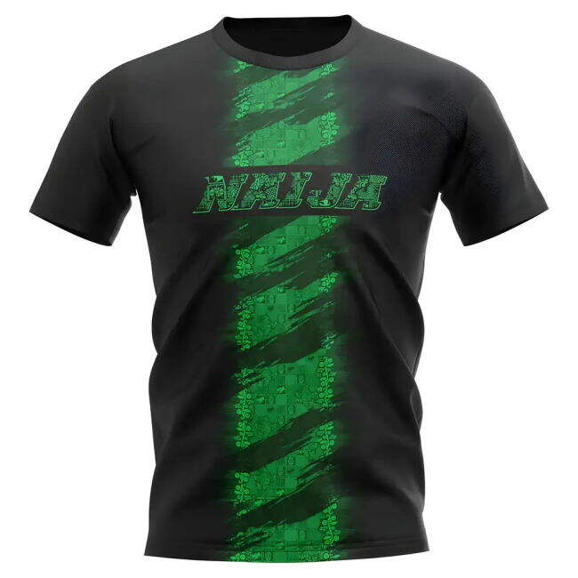 2025-2026 Nigeria Concept Training Shirt (Black) - Baby