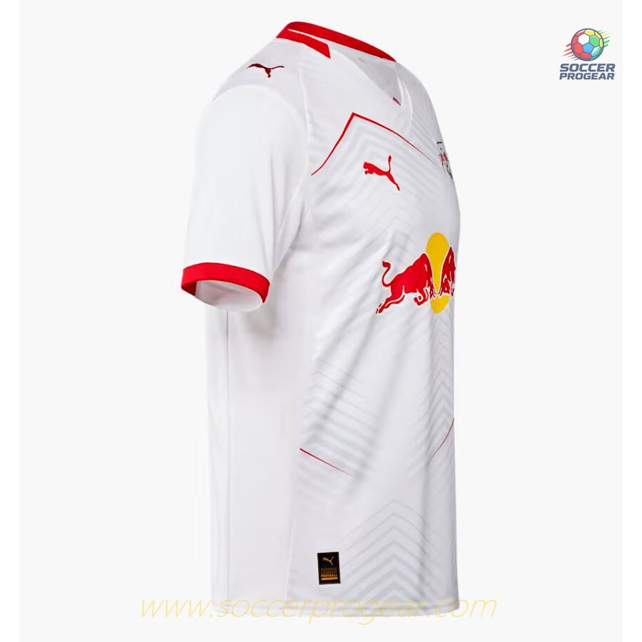 Red Bull Leipzig Home Football Soccer Team Shirt 2025-26 Edition