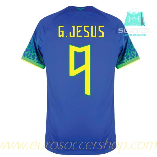 Premium 2022-2023 Brazil NT Away Kit (G.JESUS 9)