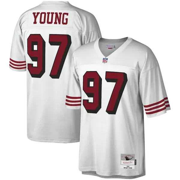 Premium SF 49ers Replica Jersey - White | NFL Fan Apparel | NFL Footba