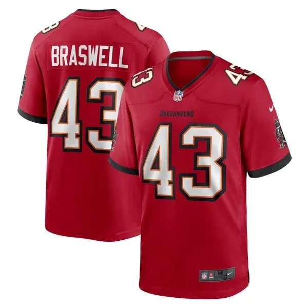None Game NFL Jersey - Red | High-Quality Football Apparel | NFL Footb