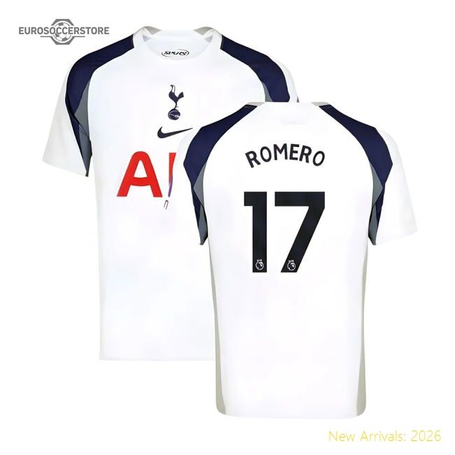 Official 2025-2026 Tottenham Hotspur Home Shirt (romero 17) - Premium