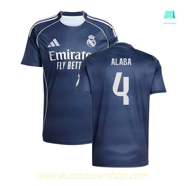 2025-2026 Real Madrid Away Shirt (Alaba 4)