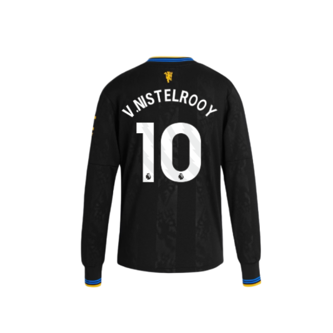 2025-2026 Man Utd Long Sleeve Third Shirt (Kids) (V.Nistelrooy 10) ...
