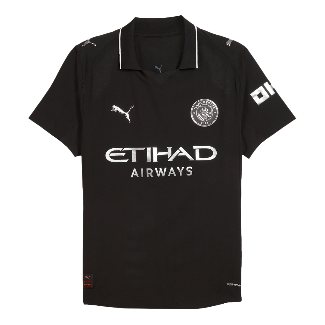Manchester City Away Authentic Soccer Jersey 2025/26