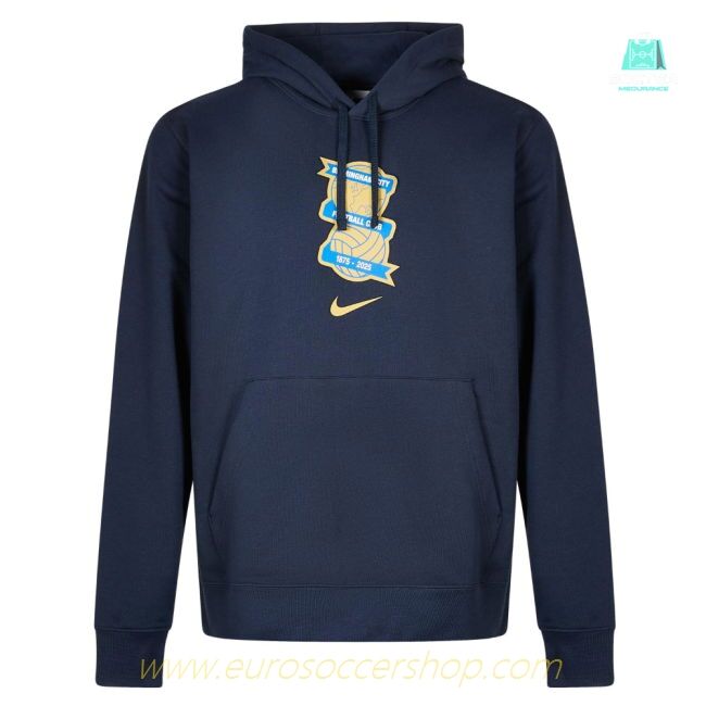 2025-2026 Birmingham City Fleece Hoodie (Obsidian)