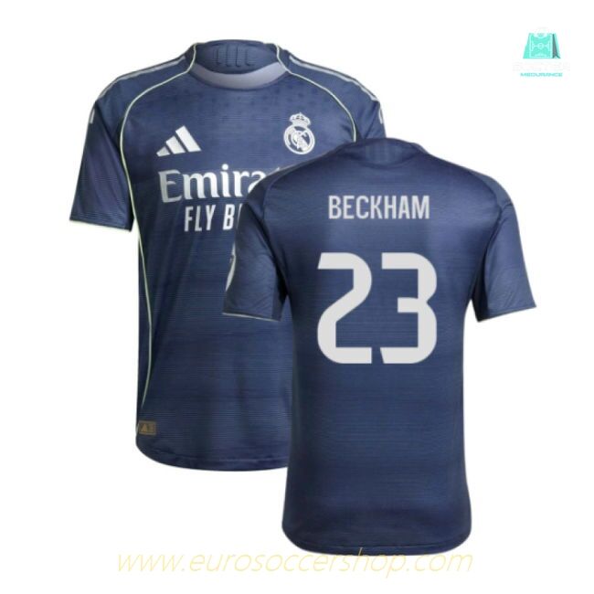 2025-2026 Real Madrid Authentic Away Shirt (Beckham 23)