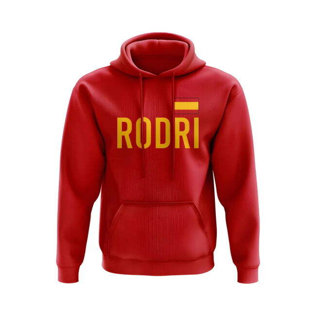Rodri Spain Flag Hoody (Red)