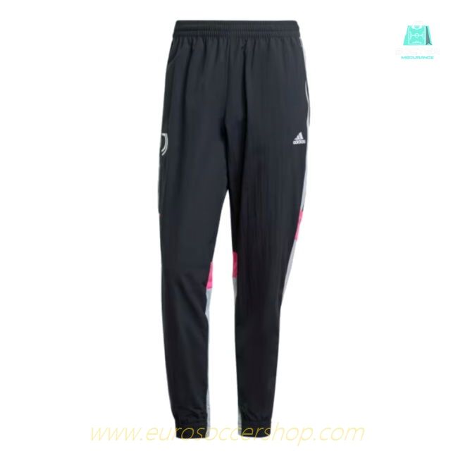 2024 Juventus Woven Tracksuit Bottoms (Black)