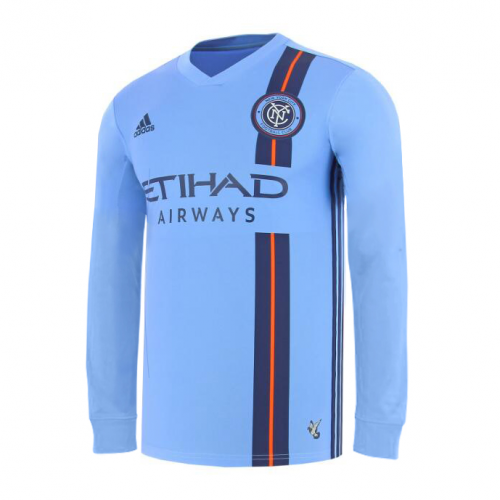 Cheap New York City Long Sleeve Home 201920 Soccer Jersey Shirt -