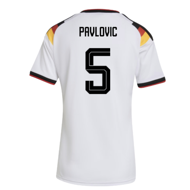 Pavlovic 5 Updated Germany Home Soccer Jersey 2026-2027 (Womens)
