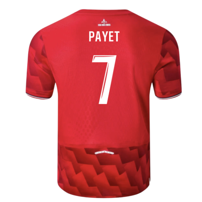 New Lille Home Football Shirt 2025-2026 (Payet 7)