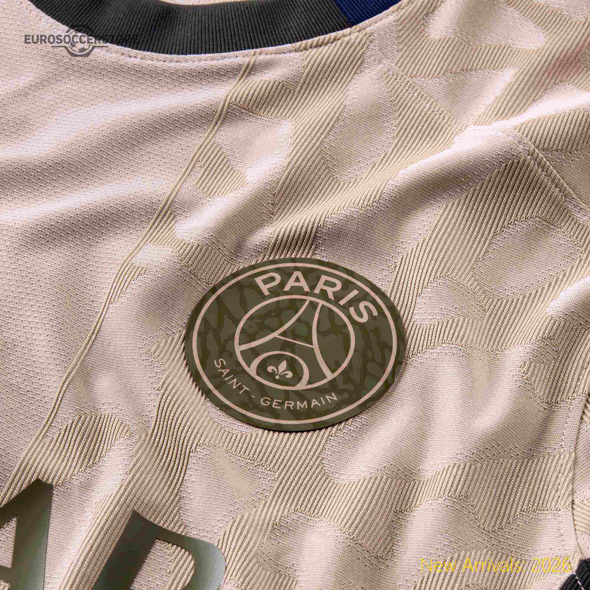 Officially Approved Men Psg Team Authentic Unknown Jersey 2023