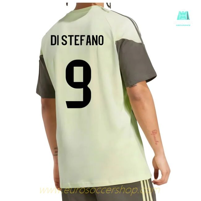 2025-2026 Real Madrid Training Tee (Almost Lime) (Di Stefano 9)