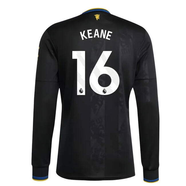 2025-2026 Man Utd Long Sleeve Third Shirt (Keane 16) (Match Day)