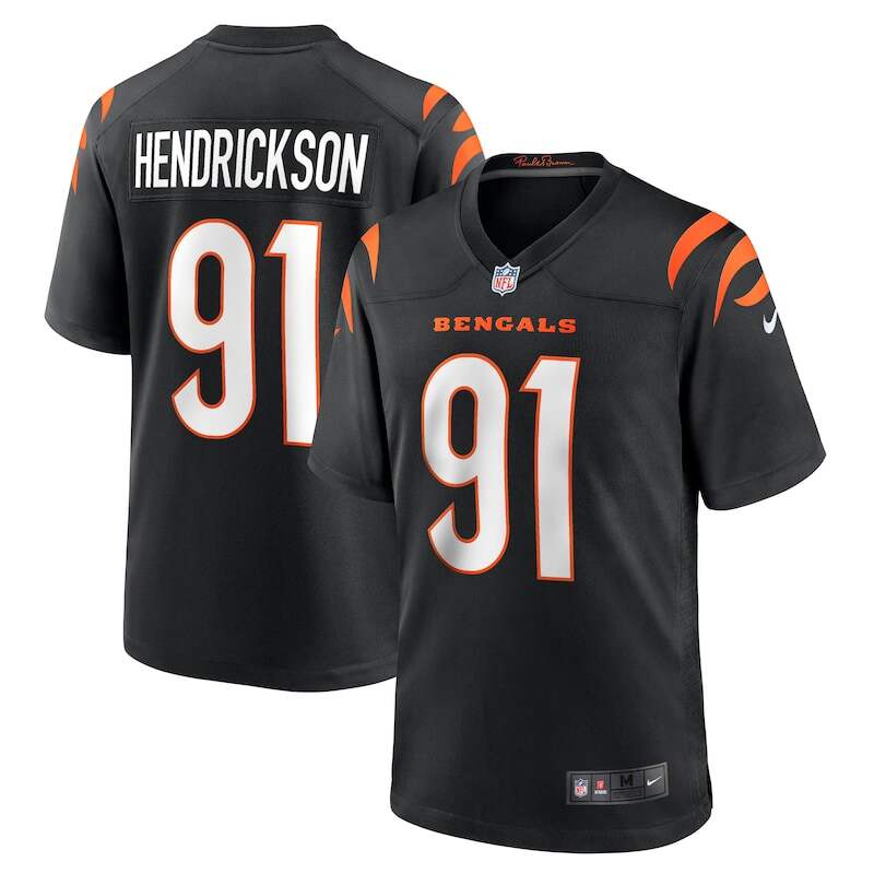 None Trey Hendrickson Record-Breaker CIN Bengals Premium Jersey