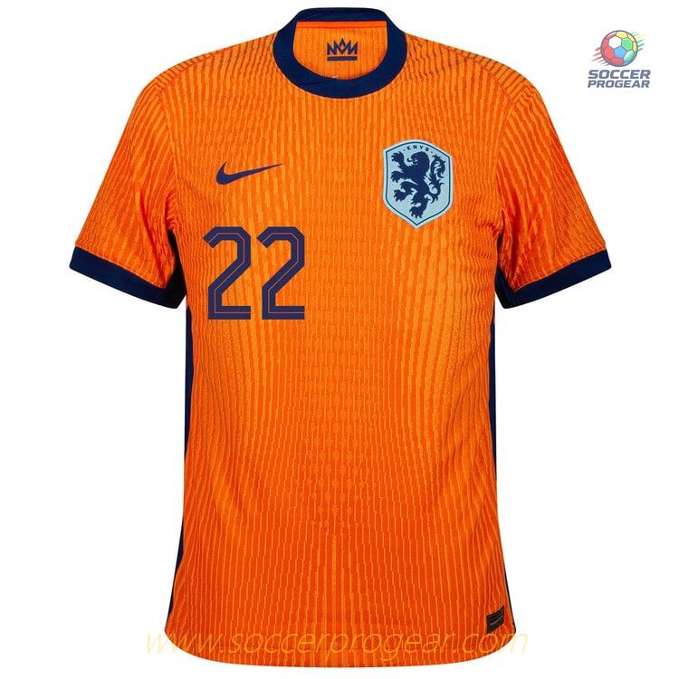 Netherlands Home Team Soccer Shirt 2024-2025 Season Dumfries