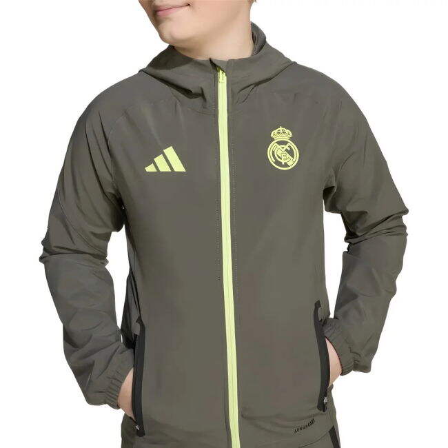 2025-2026 Real Madrid Vintage Football Shirt - Kids (Almost Grey)