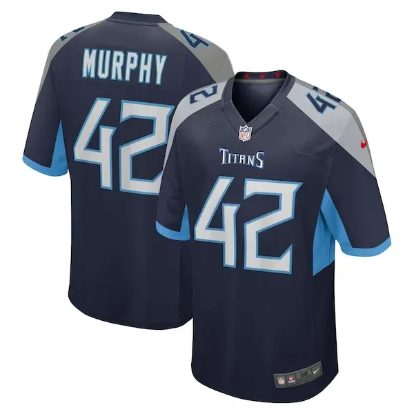None Caleb Murphy Game Jersey - Navy | NFL Player Jersey | NFL Footbal