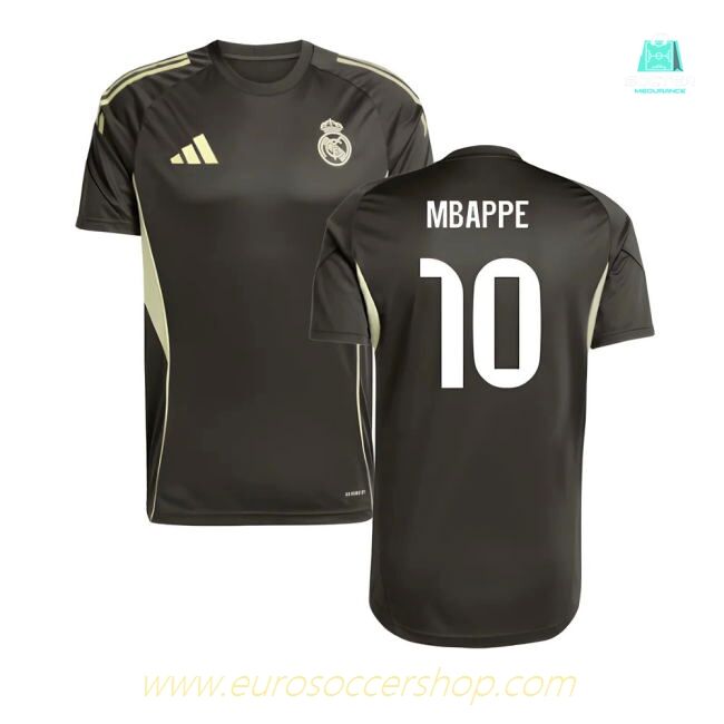 2025-2026 Real Madrid Training Jersey (Utility Grey) (Mbappe 10)