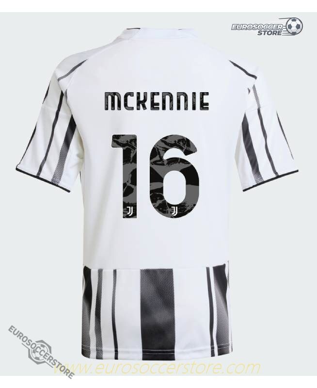 Juventus Home MCKENNIE 16 Jersey for the 25-26 Season
