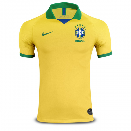 2019 BRAZIL HOME NEYMAR JR SOCCER JERSE SHIRT - Neymar Signature