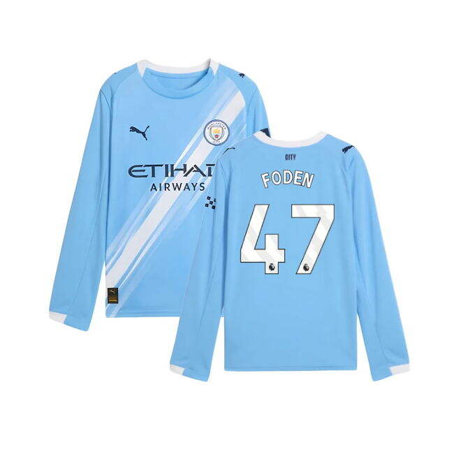 Foden 47 Pro Style Man City Pro Appearance Home Player Jersey (Kids)