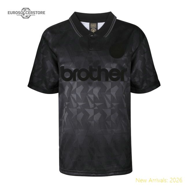Official Man City 1990 Blackout Retro Shirt - Premium Quality