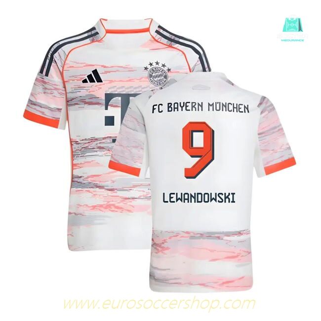 2025-2026 Bayern Munich Away Shirt (Kids) (Lewandowski 9)