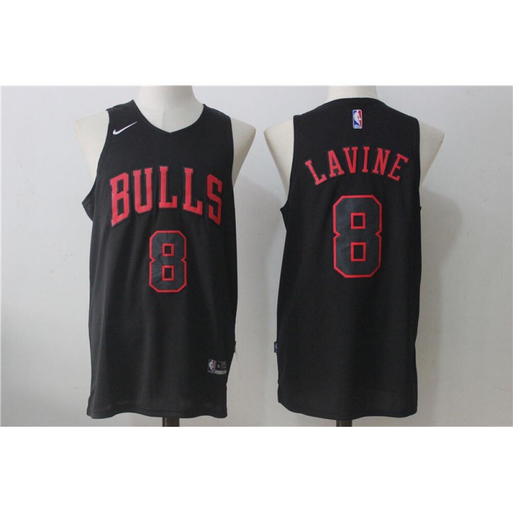 Zach LaVine8 Chicago Bulls Jersey Black - - Must-Have Jersey