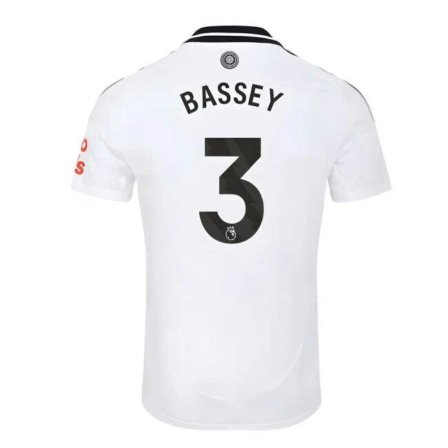 2024-20 Fulham Puma Home Football Jersey Bassey 3 L M S