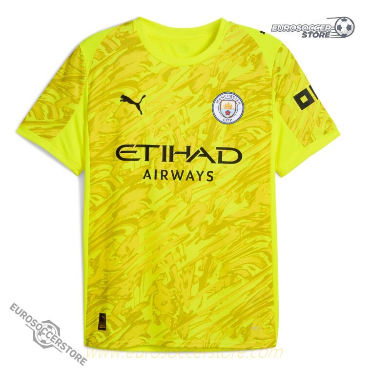 Manchester City Goalkeeper's Yellow Jersey for the 25-26 Season