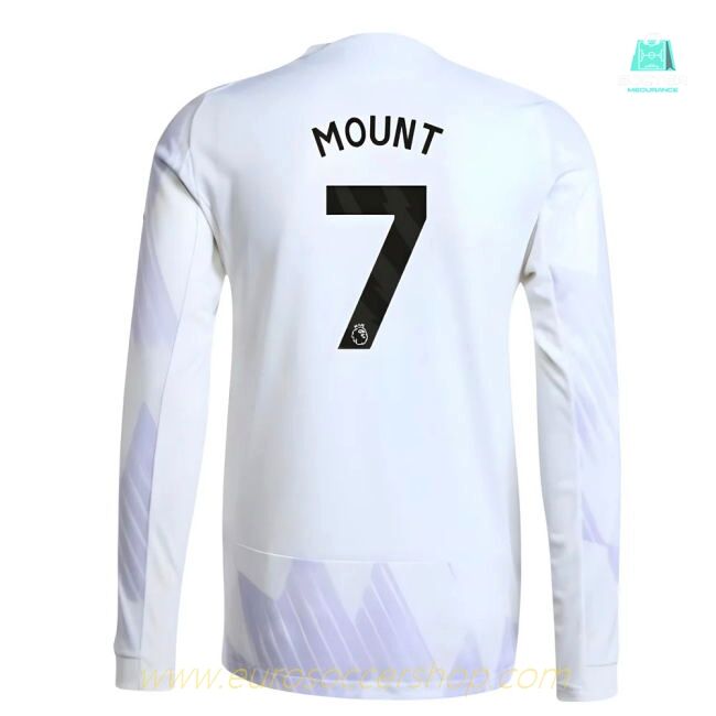 2025-2026 Man Utd Authentic Long Sleeve Away Shirt (Mount 7)