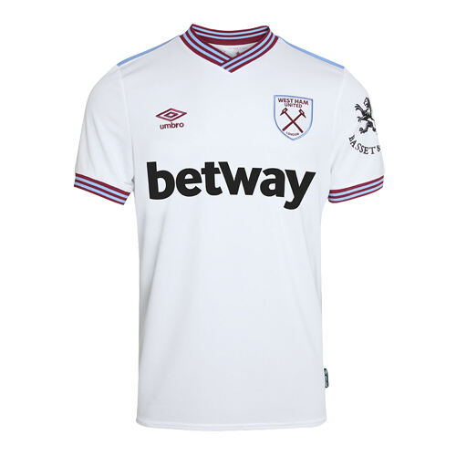 2019-20 West Ham United Away White Soccer Jersey Shirt - Official
