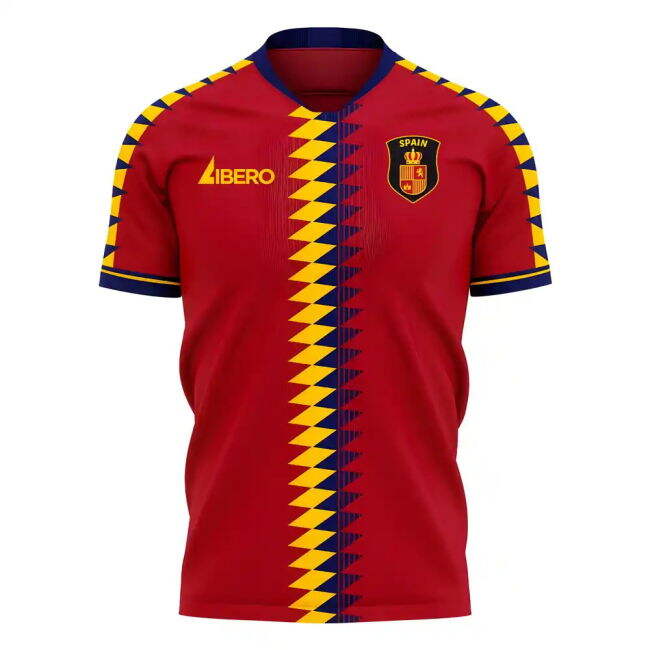 Spain 2025-2026 Home Concept Football Kit (Libero)