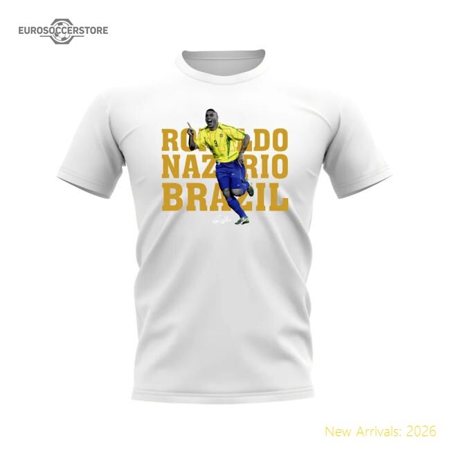 Genuine Ronaldo Brazil T-shirt - Quick-dry Trendy Fit Retro