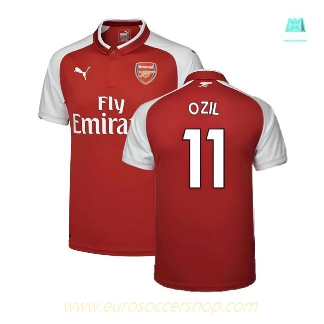 Arsenal 17/18 Home Football Shirt Adult Size XS ((Excellent) XS) (Ozil 11)