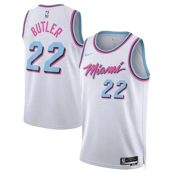 Jimmy Butler MIA Swingman Jersey - high-quality NBA - White casual