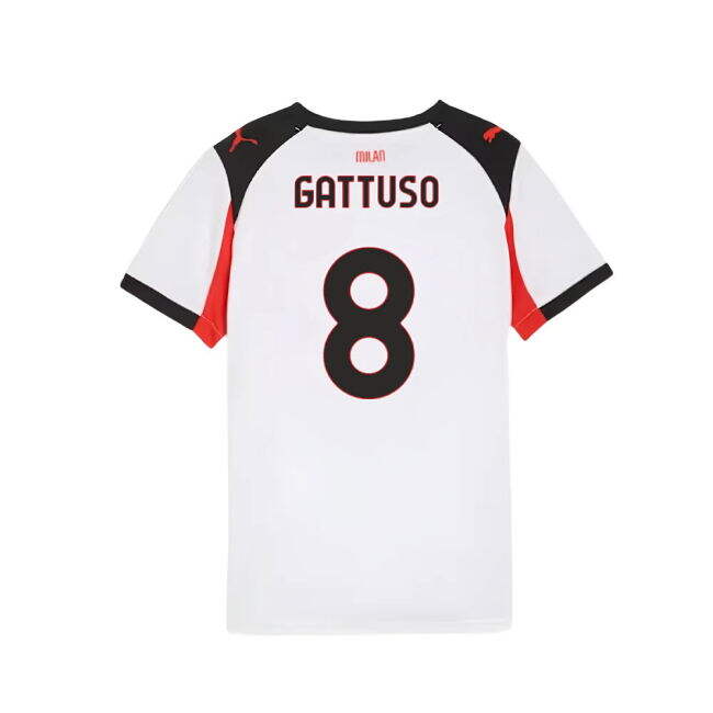 2025-2026 ACM Away Shirt (Kids) (Gattuso 8) Reinforced Seams