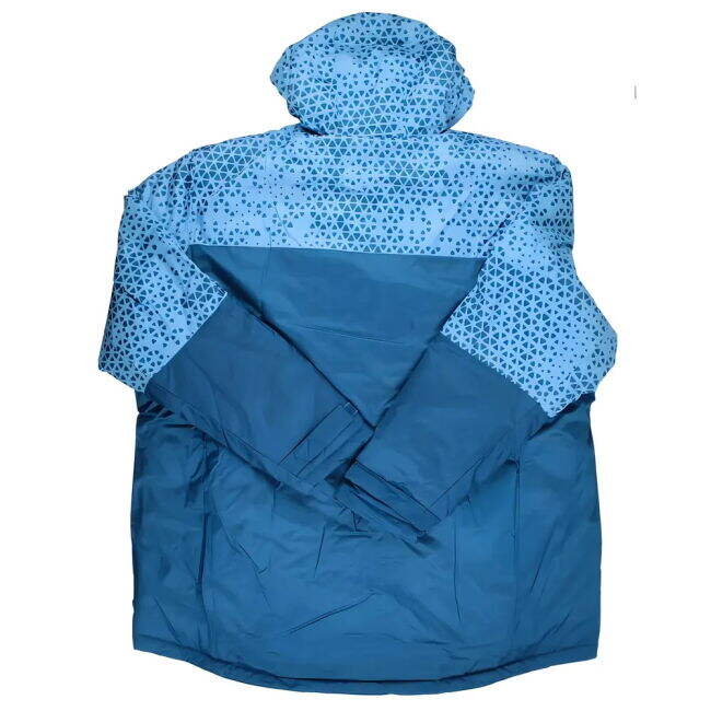 Women's 2023-2024 Man City Graphic Winter Jacket (Lake Blue)