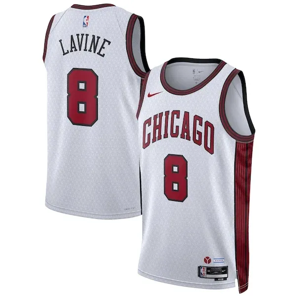 Zach LaVine CHI Swingman Jersey - premium swingman-jersey - White
