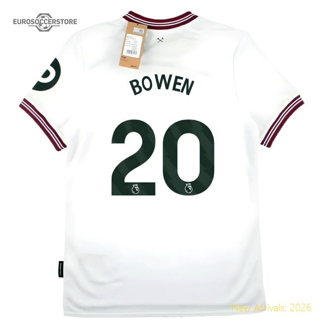 First-class 2023-2024 West Ham United Away Shirt (bowen 20)