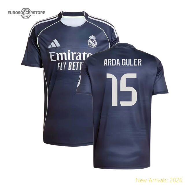 2025-2026 Real Madrid Alternate Jersey (arda Guler 15) - Fan Design