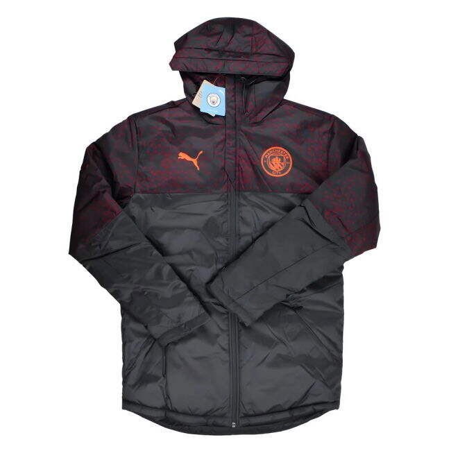 2023-2024 Man City Graphic Winter Jacket (Strong Grey)