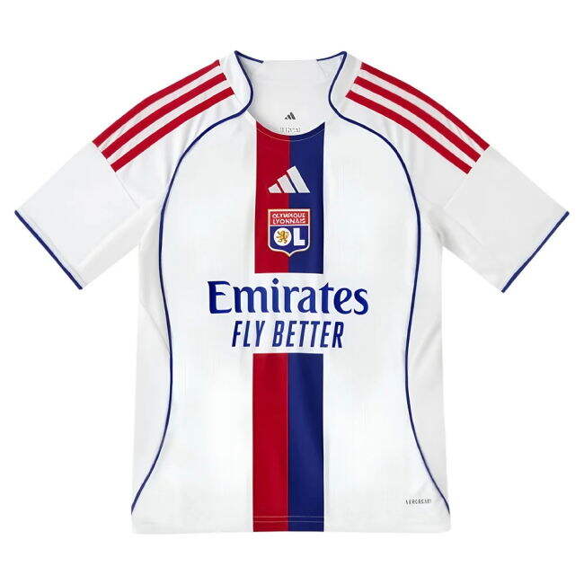 Olympique Lyon 2025-2026 Home jersey - moisture-wicking and classic
